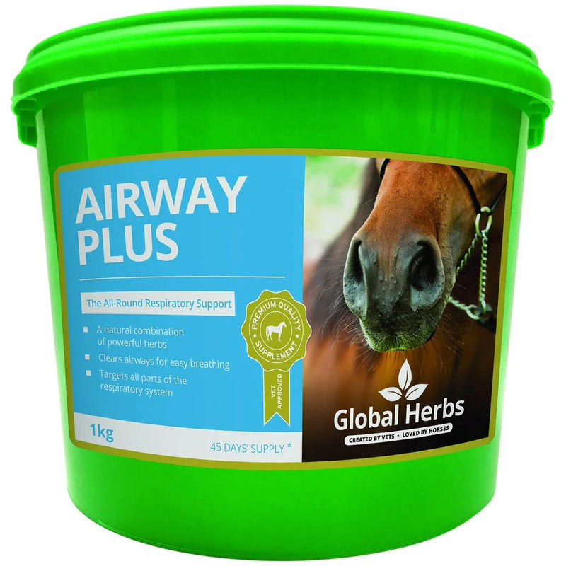 Global Herbs Airway Plus Powder 1KG - Jalex Pet Products 