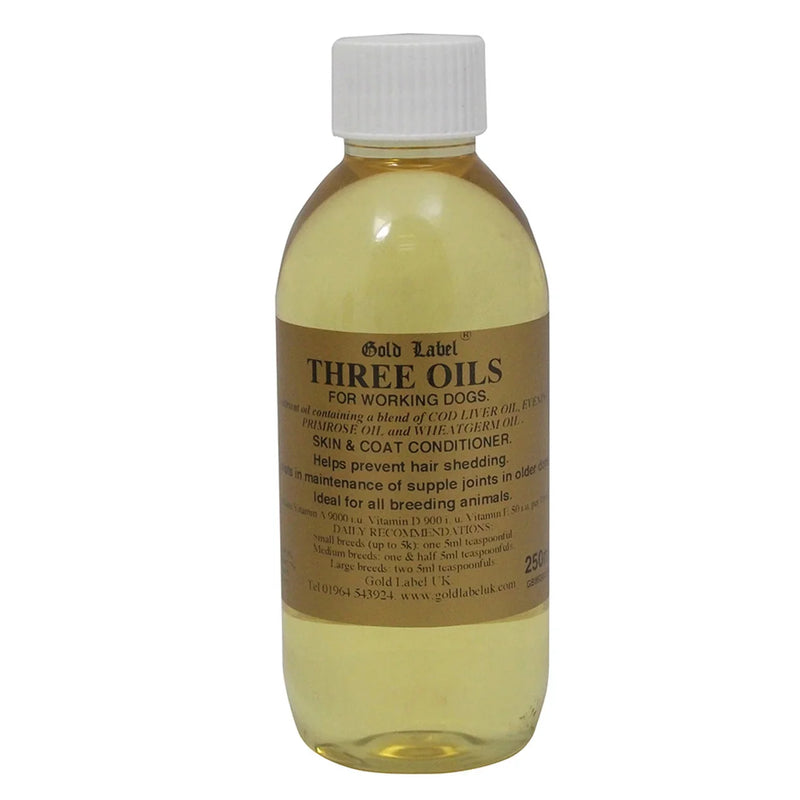 Gold Label Canine Three Oils - Jalex Pet Products 