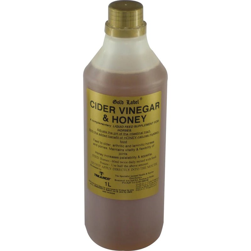 Gold Label Cider Vinegar And Honey - Jalex Pet Products 
