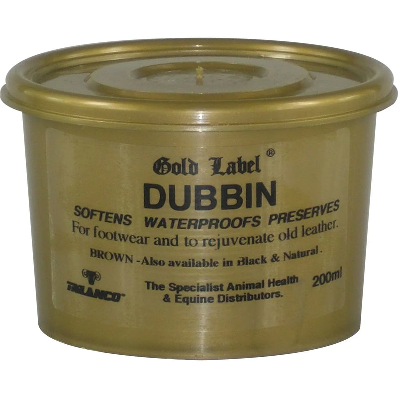 Gold Label Dubbin Leather Care - Jalex Pet Products 