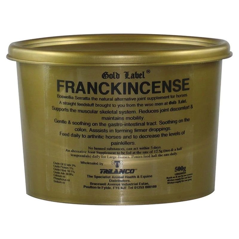 Gold Label Franckincense - Jalex Pet Products 