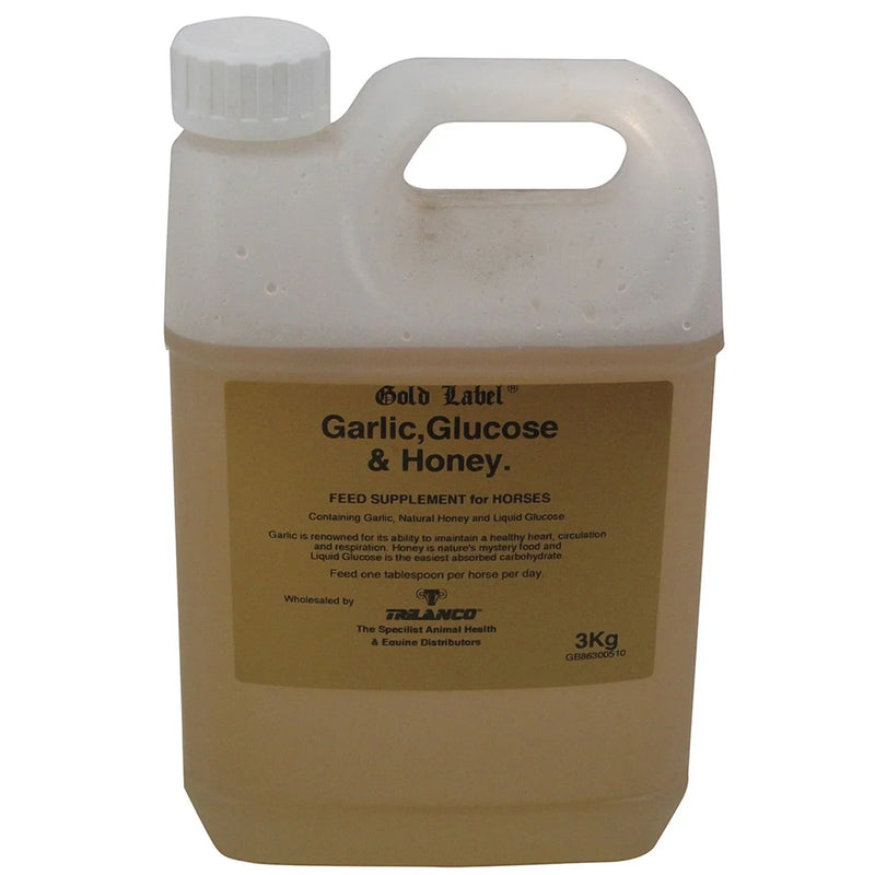 Gold Label Garlic Glucose & Honey - 3KG - Jalex Pet Products 