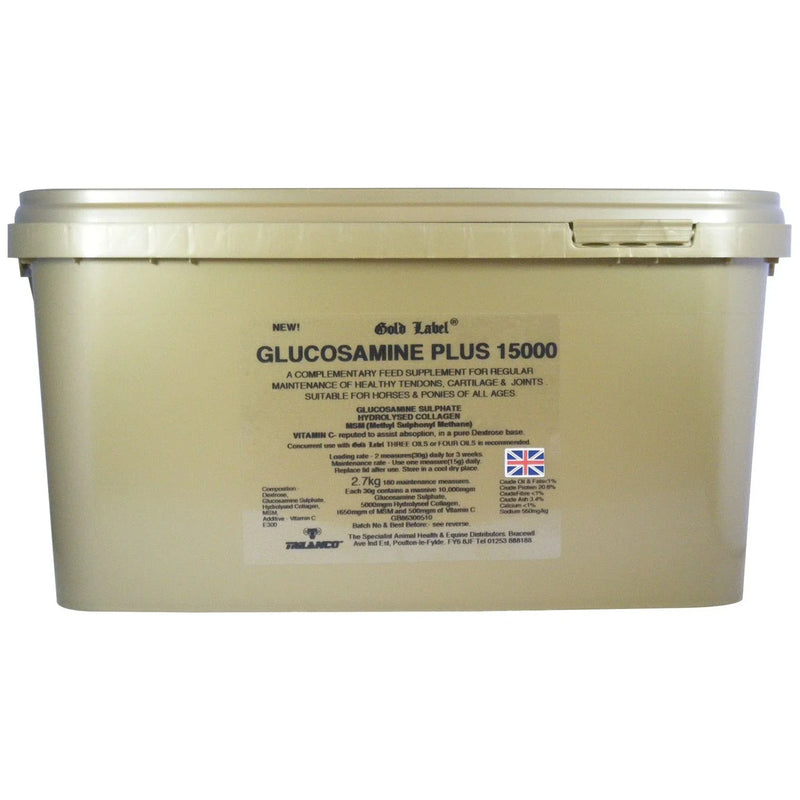 Gold Label Glucosamine Plus 15000 - Jalex Pet Products 