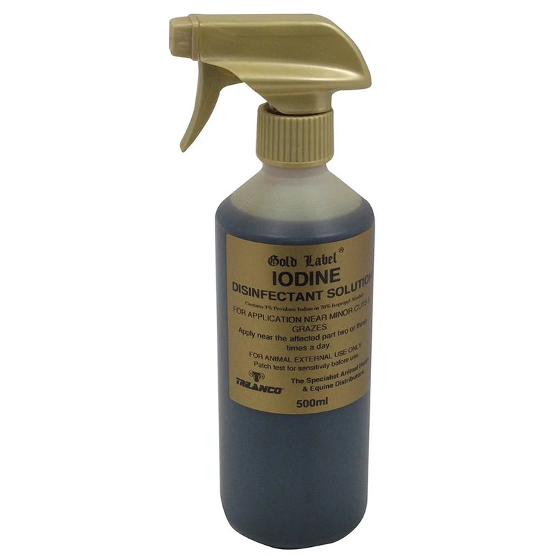 Gold Label Iodine Spray - Jalex Pet Products 