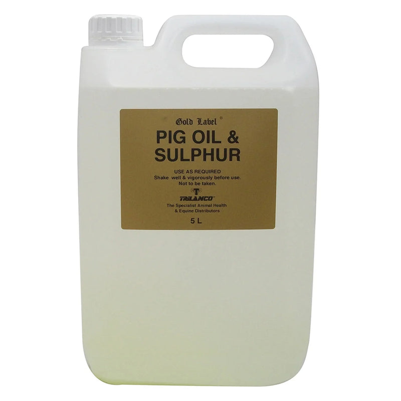 Gold Label Pig Oil and Sulphur - Jalex Pet Products 