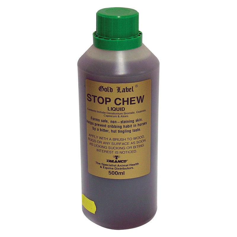 Gold Label Stop Chew Liquid - Jalex Pet Products 