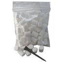 Liveryman Stud Plugs Preformed Cotton - 50 Pack - Jalex Pet Products 