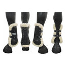 Mark Todd Air Vent Fleece Tendon Boot - Black - Jalex Pet Products 