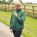 Mark Todd Fleece Lined Blouson Jacket Child Hunter Green - Jalex Pet Products 