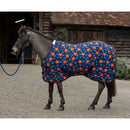 Mark Todd Medium Weight Pony Stable Rug Navy/Orange stars - Jalex Pet Products 