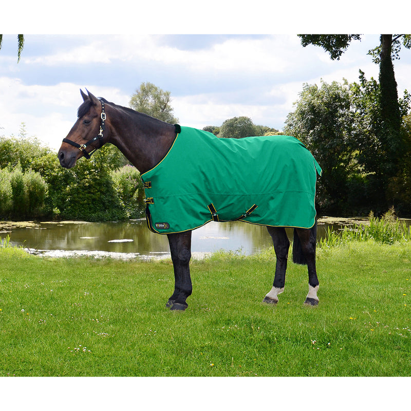 StormX Original 0 Turnout Rug - Green/Dark Green/Yellow