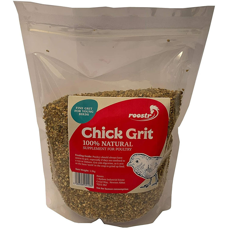 Roostr Chick Flint Grit 1.5 KGS - Jalex Pet Products 