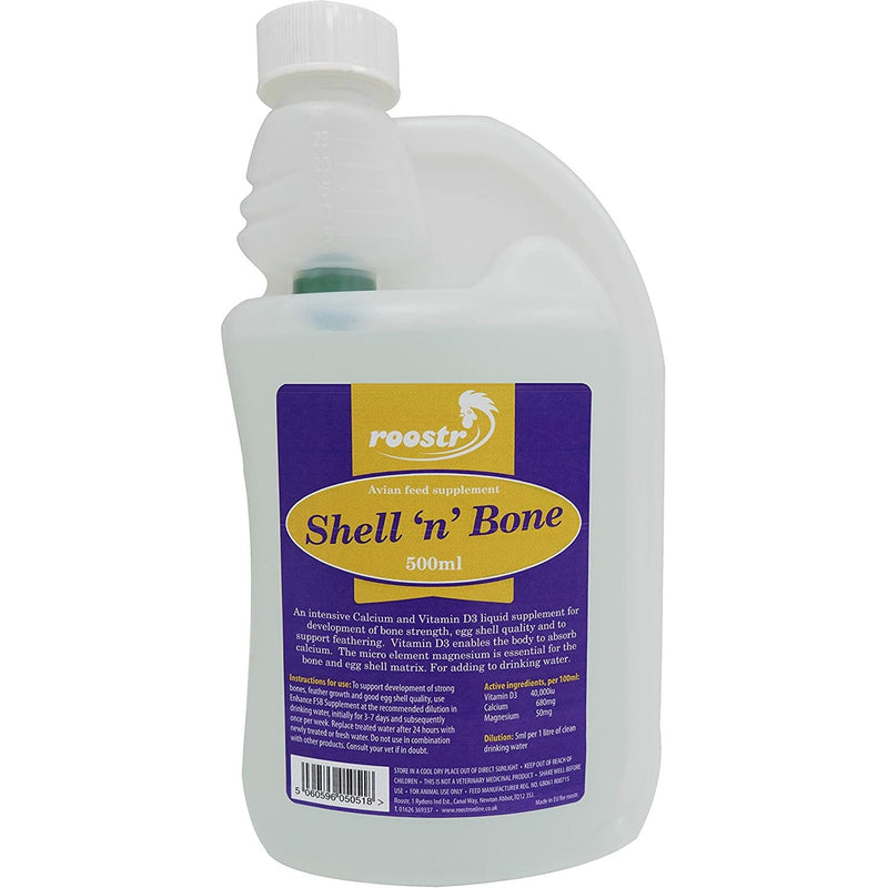 Roostr Shell ' n ' Bone Supplement - Jalex Pet Products 