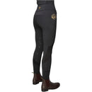 Supreme Products Active Show Rider Leggings - Black/Gold - X Small - Jalex Pet Products 