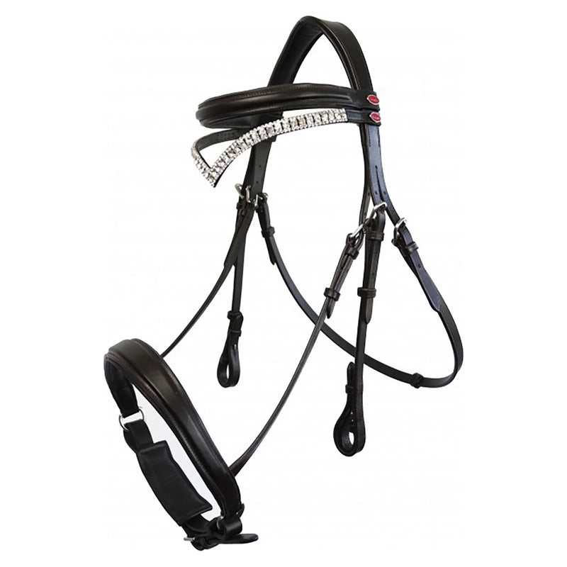 Whitaker Lynton Snaffle Bridle C/W Spare Browband - Jalex Pet Products 