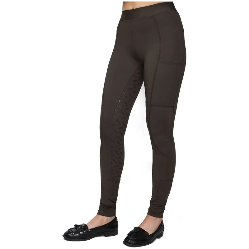Whitaker Shore Riding Tights Brown - Jalex Pet Products 