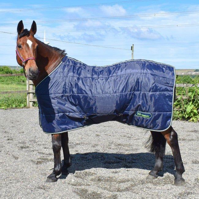 Whitaker Stable Rug Dunford 200Gm Navy/Lime - Jalex Pet Products 